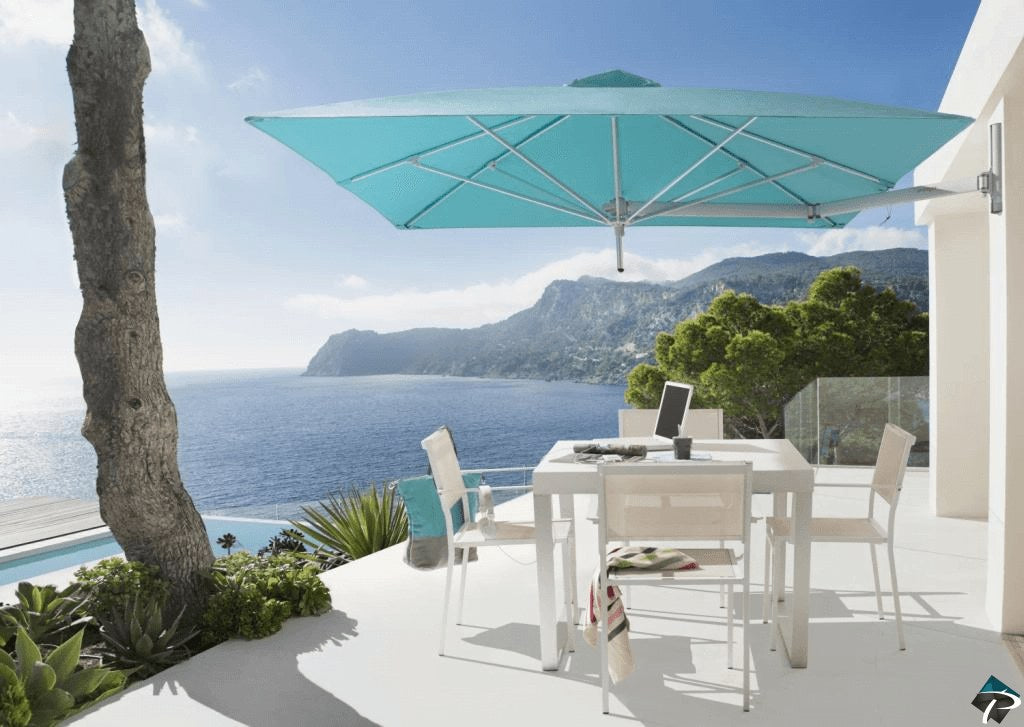 Instashade Paraflex 2m Square Wall-Mounted Parasol