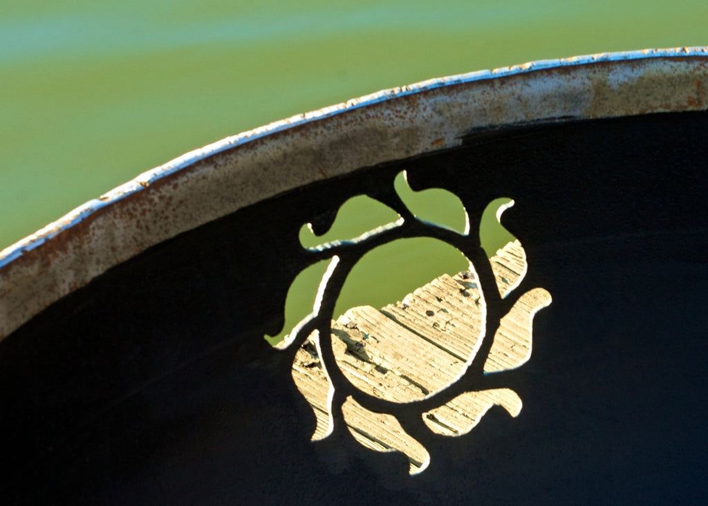 Kokopelli by Fire Pit Art