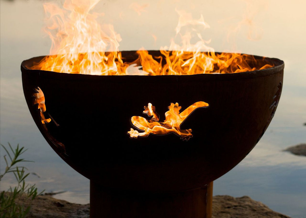 Kokopelli by Fire Pit Art