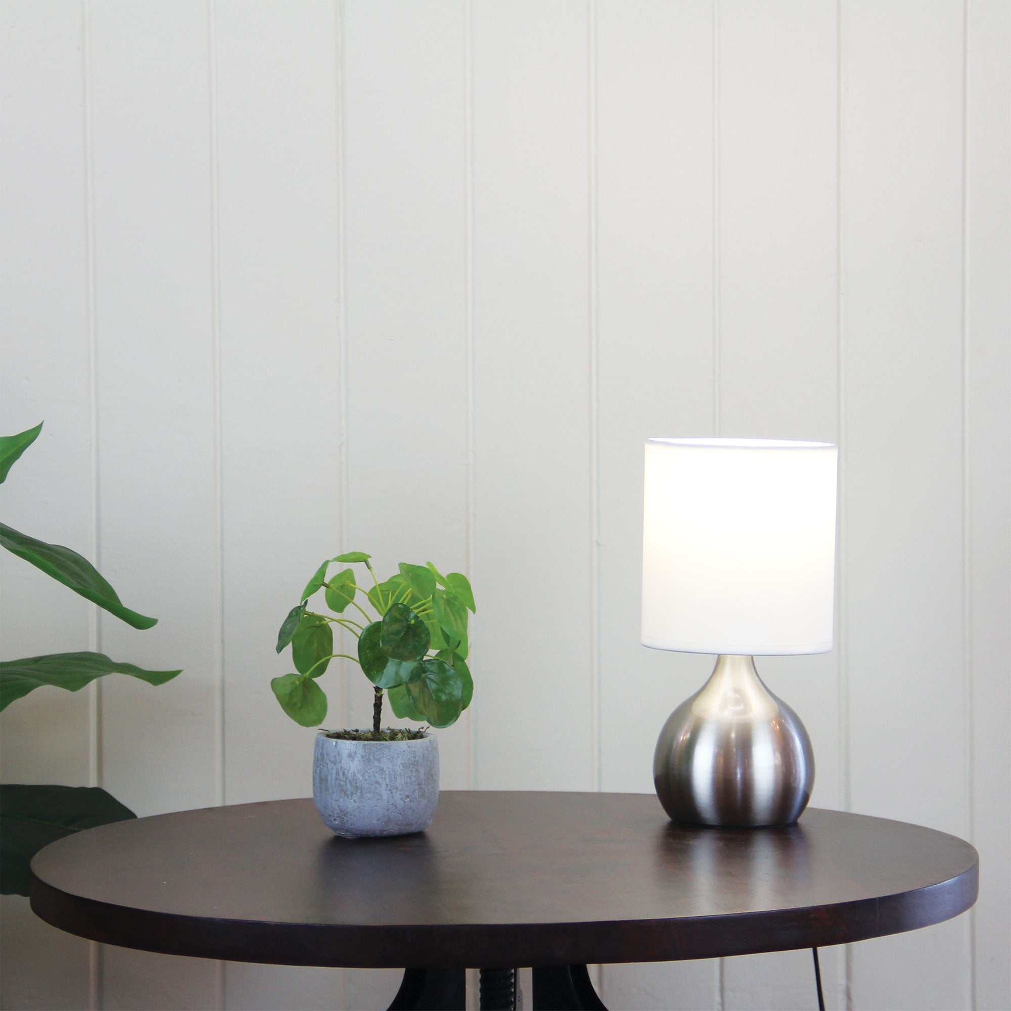 Touch Lamp Lotti On/Off in Brushed Chrome Finish