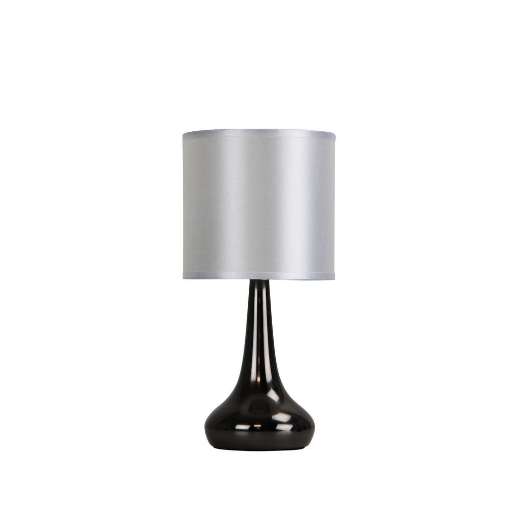 Touch Lamp Lola in Gunmetal Color, On and Off