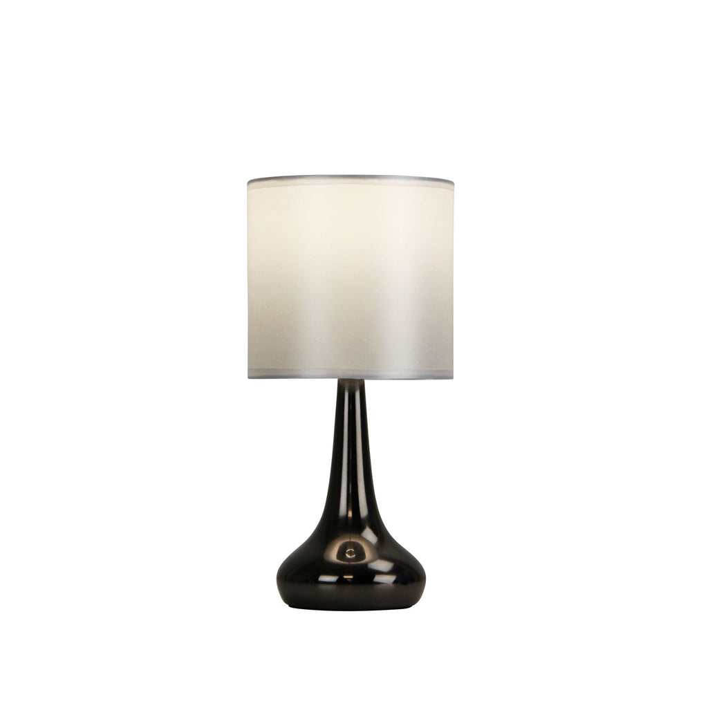 Touch Lamp Lola in Gunmetal Color, On and Off