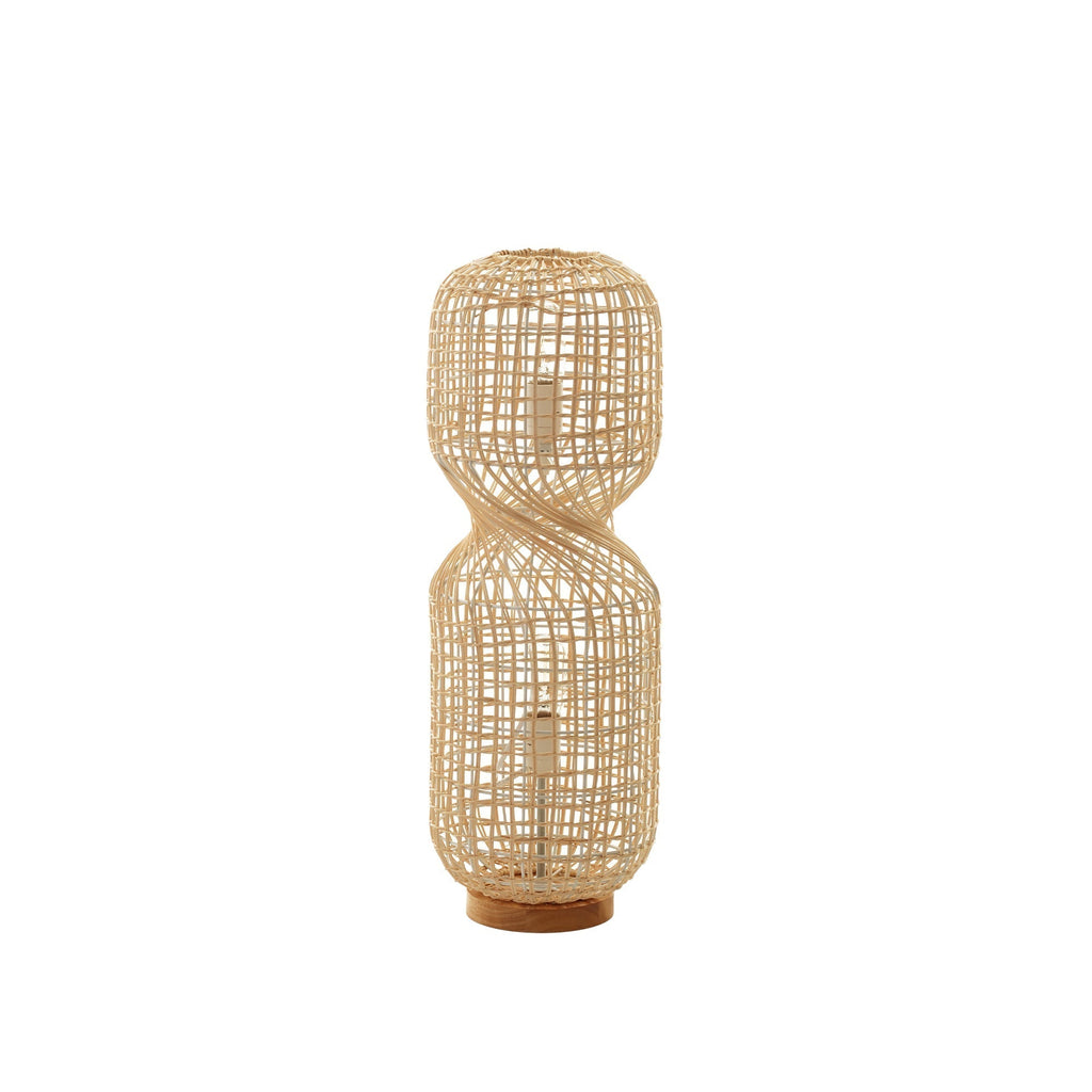 Twirla Rattan Floor Lamp - Large/Small