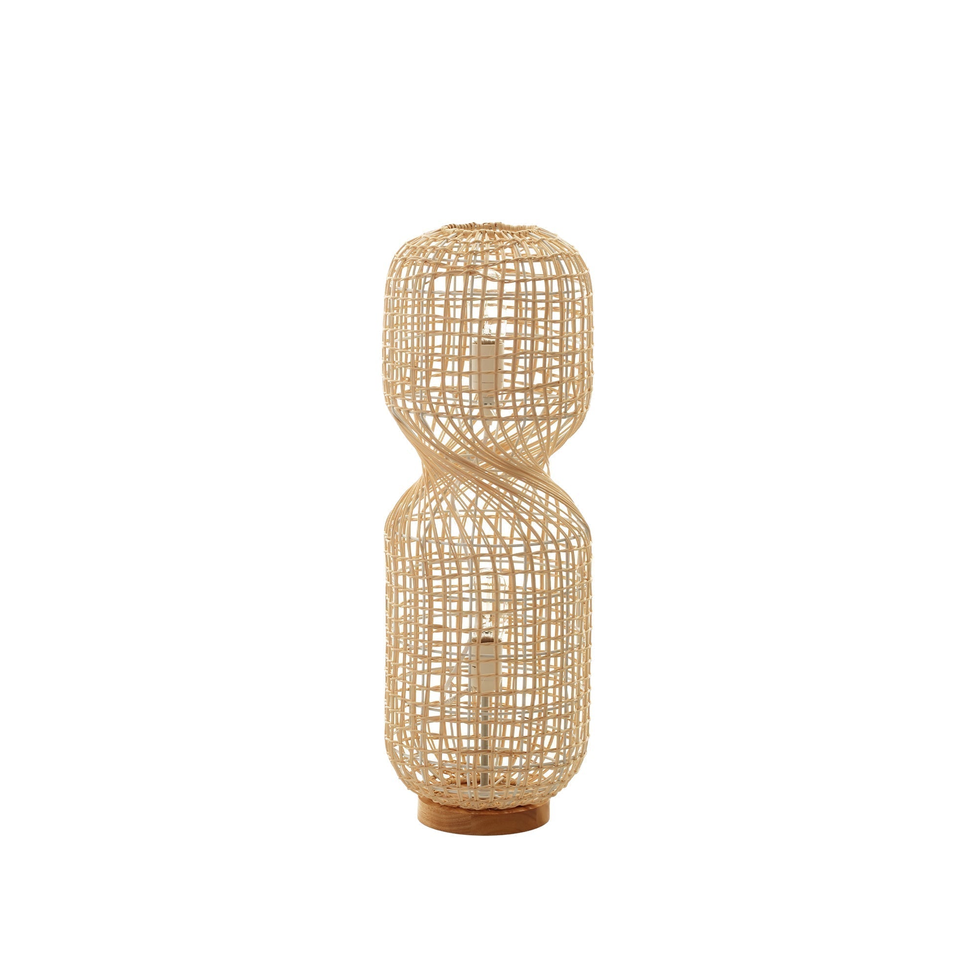 Twirla Rattan Floor Lamp - Large/Small