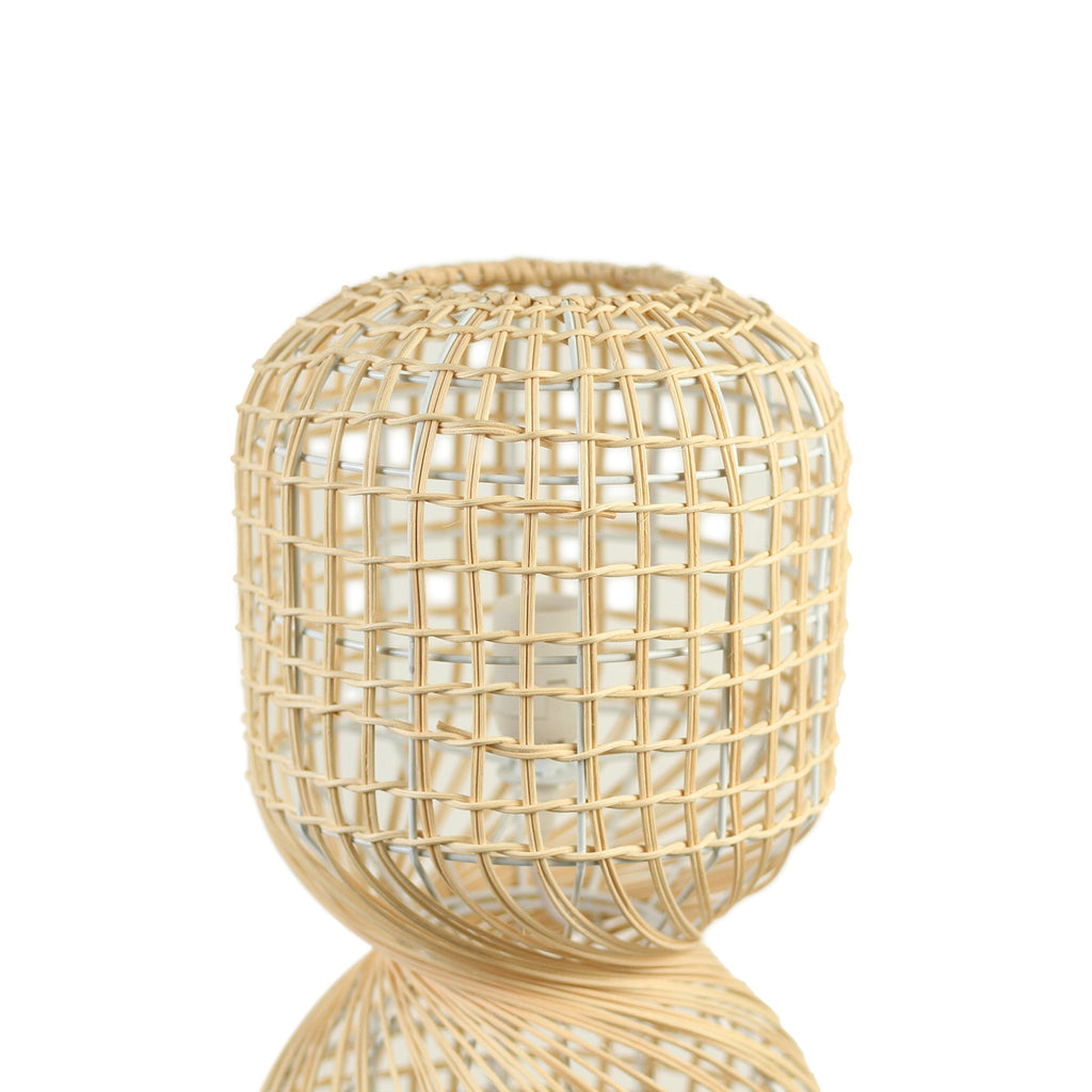 Twirla Rattan Floor Lamp - Large/Small