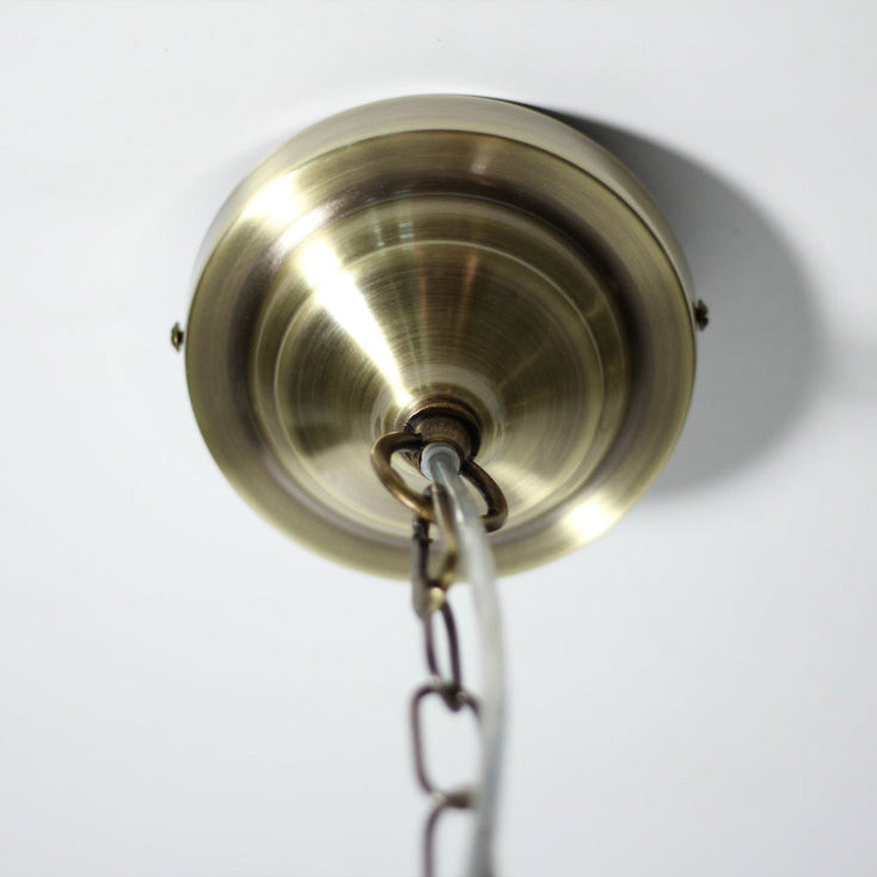 5-Arm Antique Brass Style Chandelier E14 40W