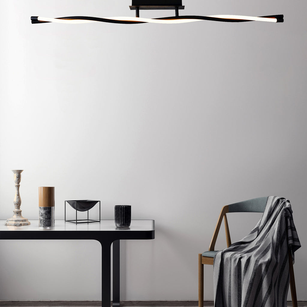 LED Ceiling Lamp Rio - Black