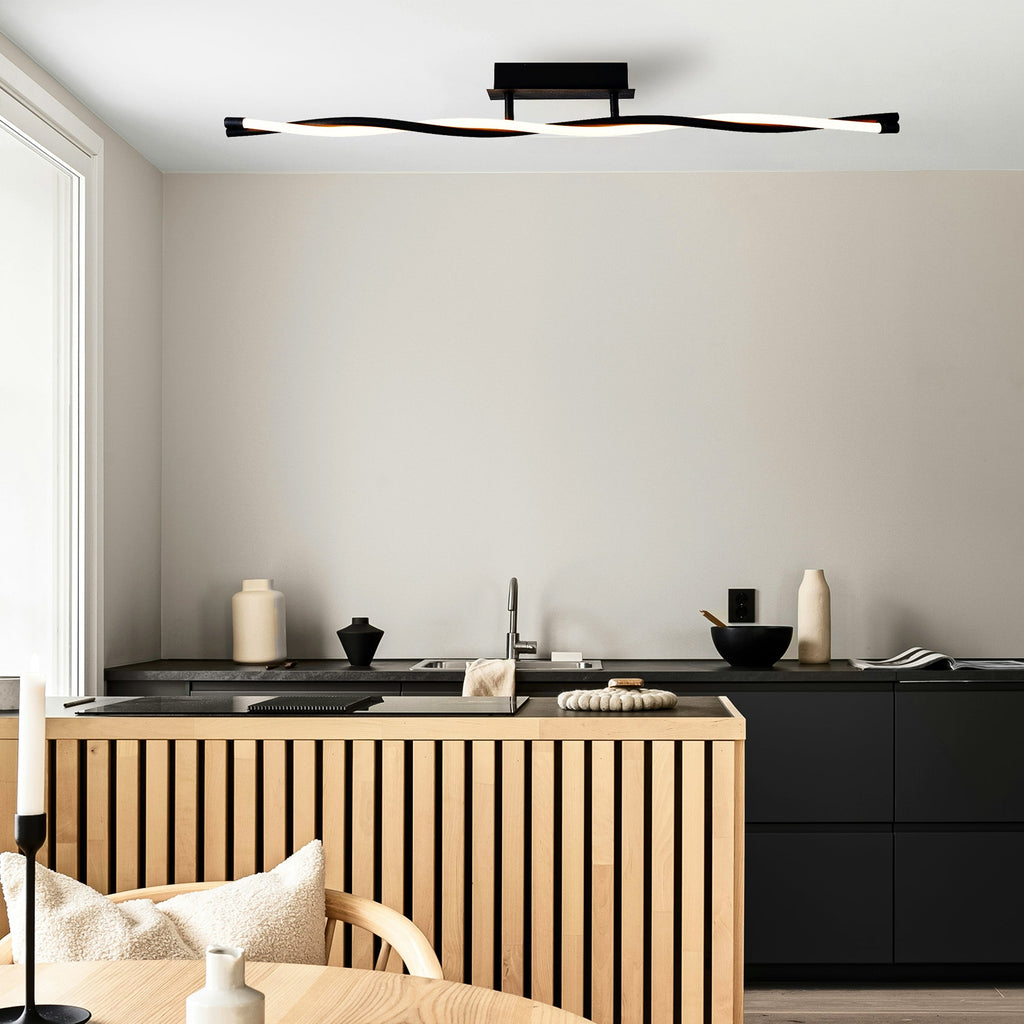 LED Ceiling Lamp Rio - Black