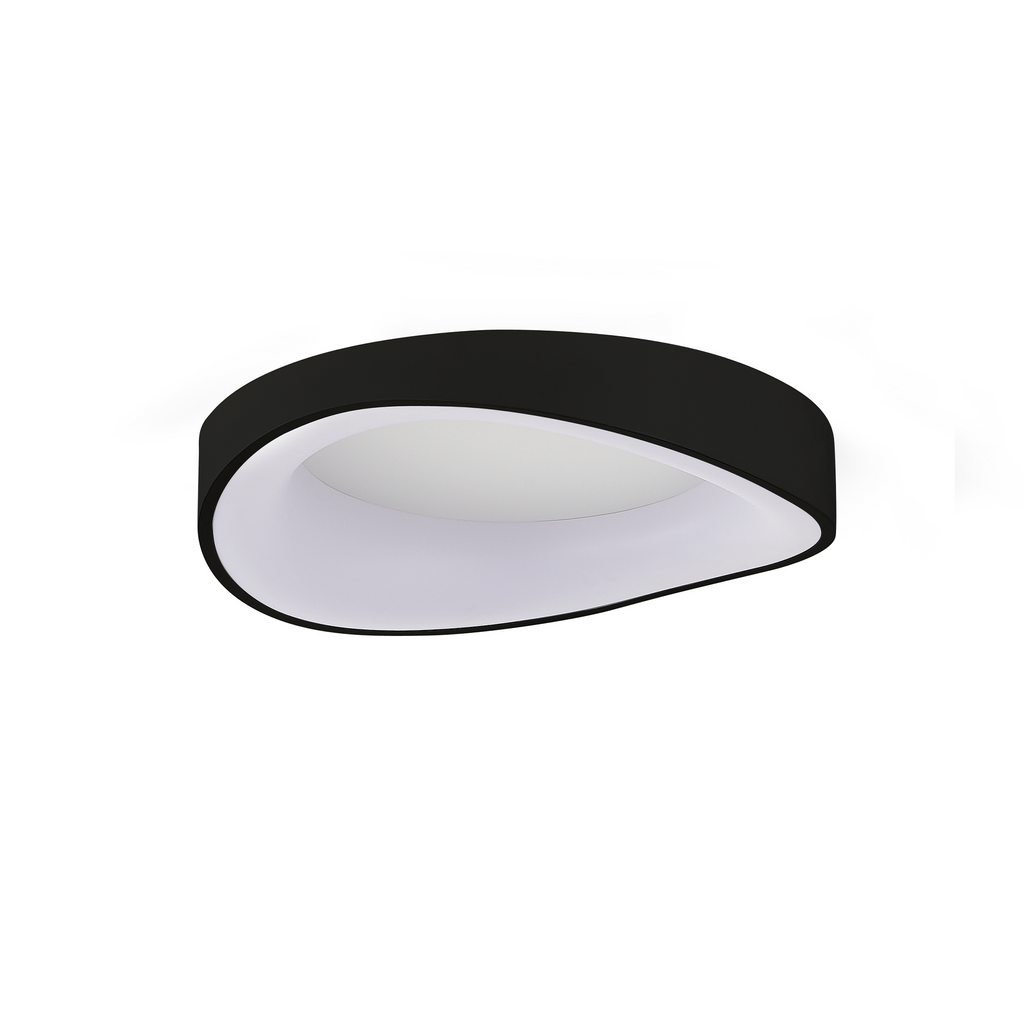 Hayley Ceiling Lamp - Small White/Black