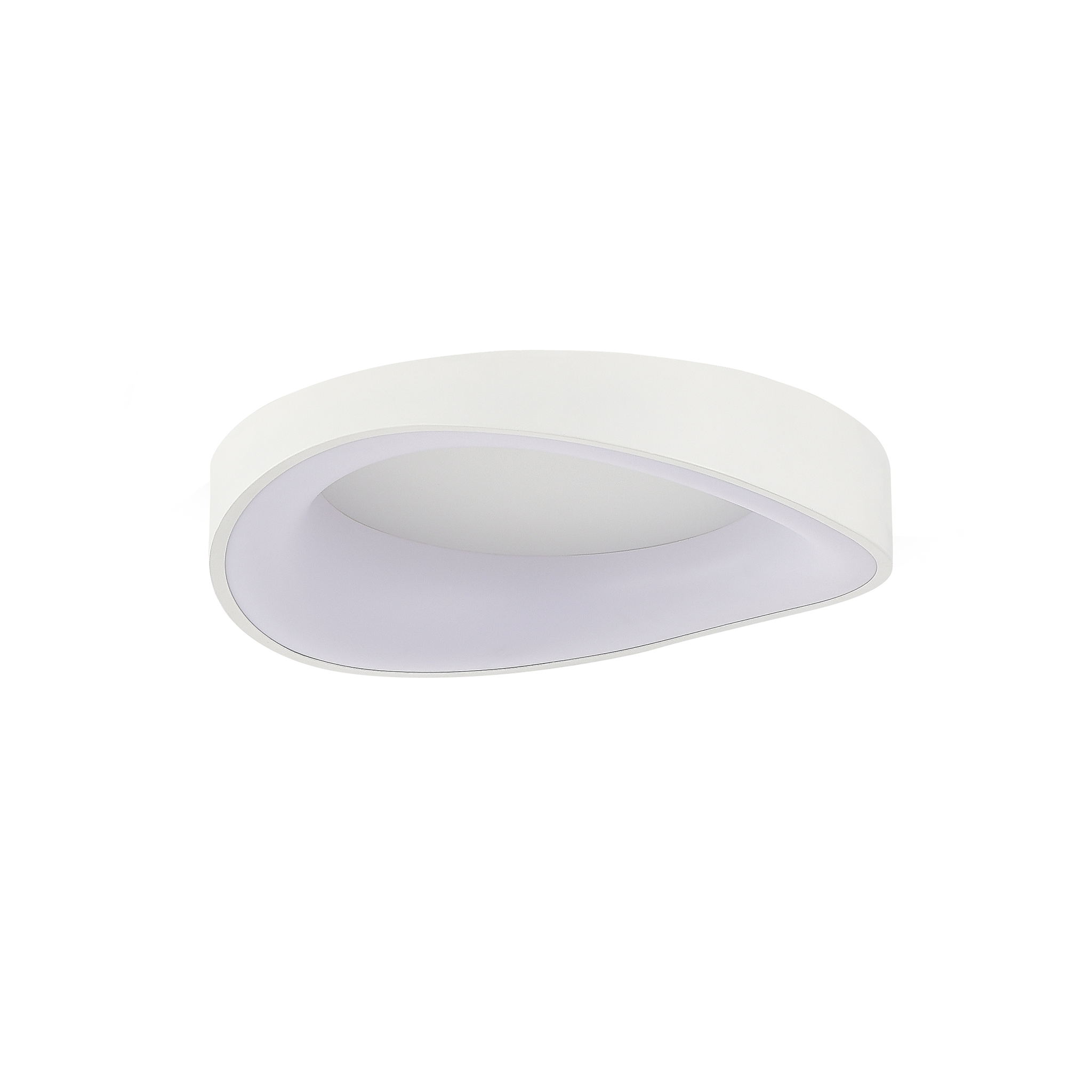Hayley Ceiling Lamp - Small White/Black