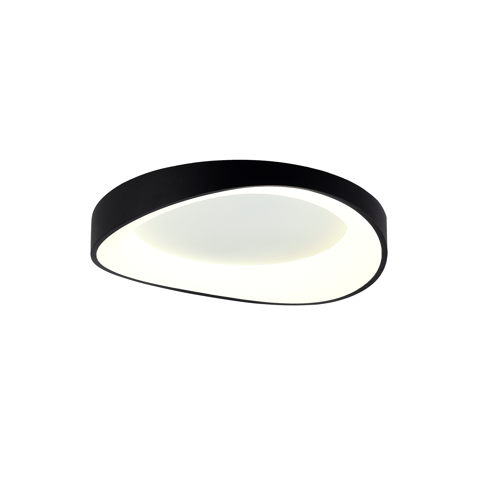 Hayley Ceiling Lamp - Small White/Black