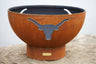 Fire Pit Art Longhorn 36" Steel Fire Pit