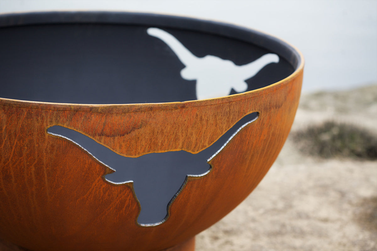 Fire Pit Art Longhorn 36" Steel Fire Pit