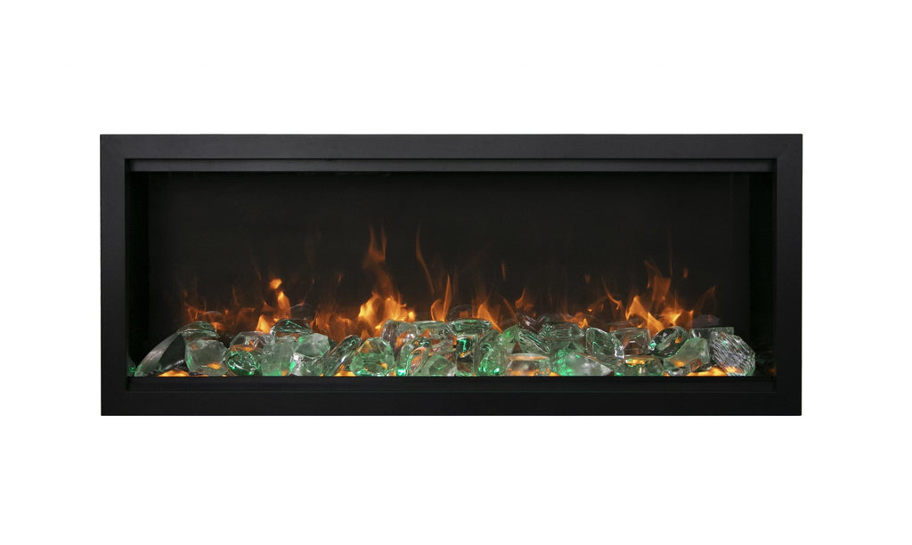 Amantii Symmetry XT Bespoke 100" Electric Fireplace — view 10