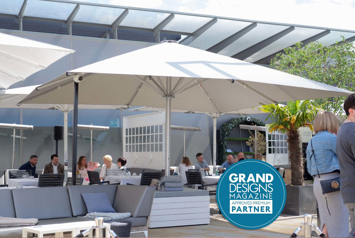 Instashade Nova 3m Square Centre Post Parasol