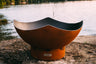 Fire Pit Art Manta Ray 36" Steel Fire Pit