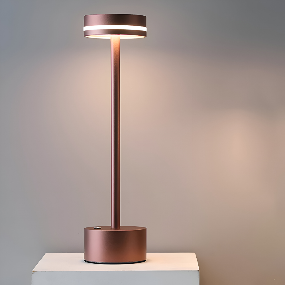 Mantle Touch Lamp - Portable, Rechargeable Table Lamp - Adjustable Light