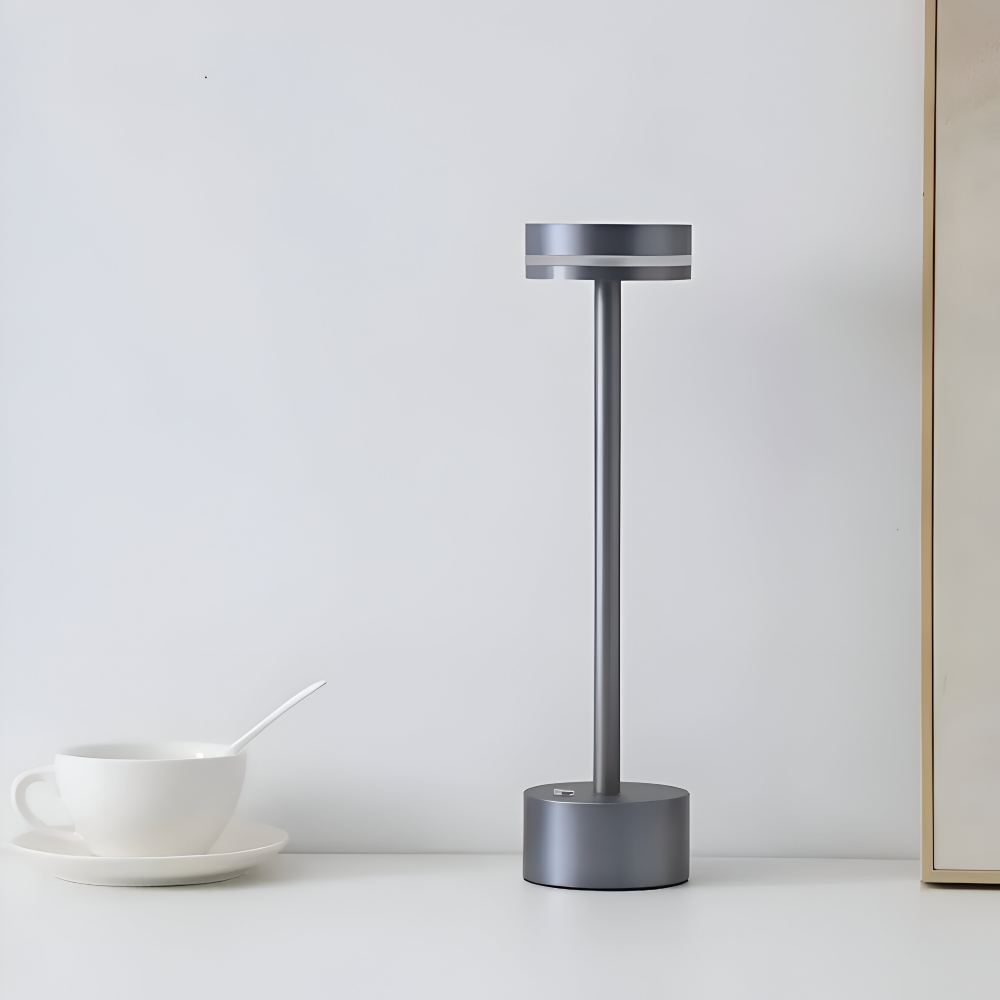 Mantle Touch Lamp - Portable, Rechargeable Table Lamp - Adjustable Light