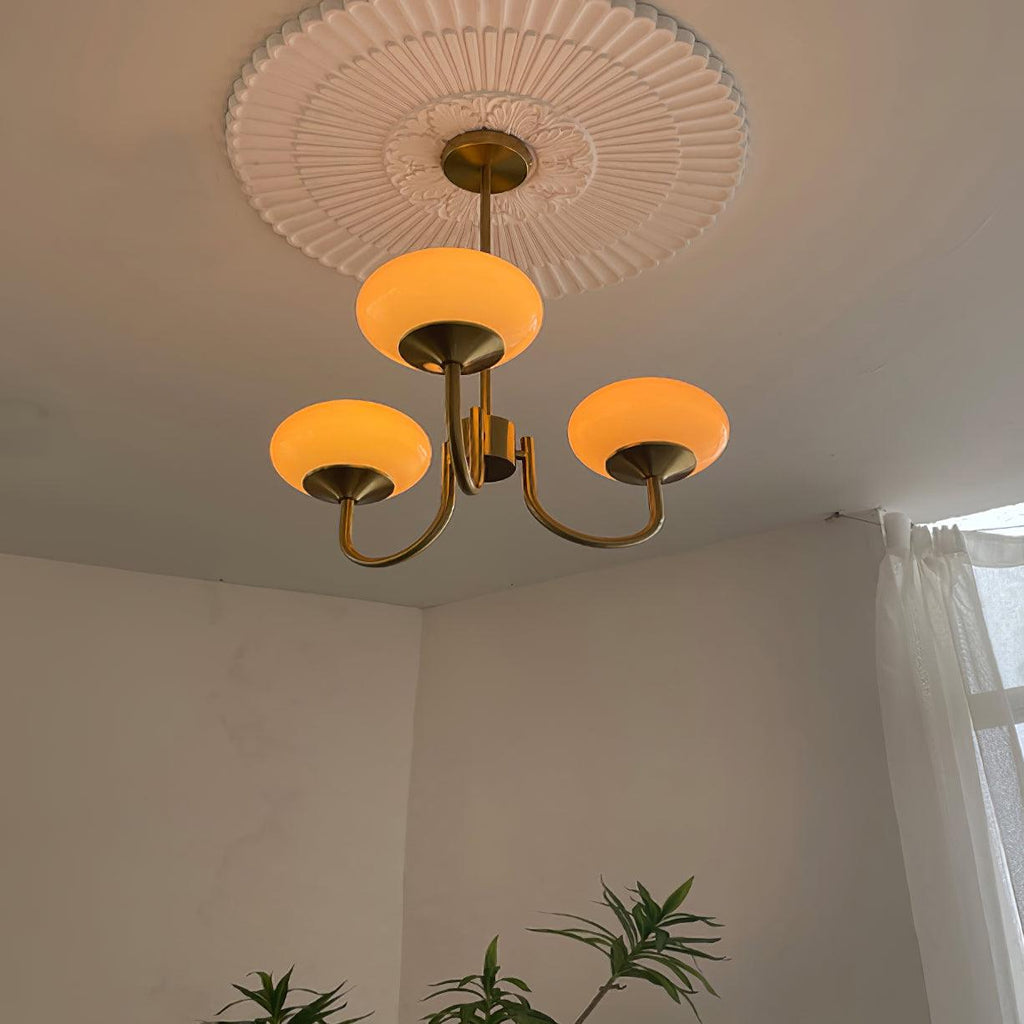 Rose Crystal Chandelier