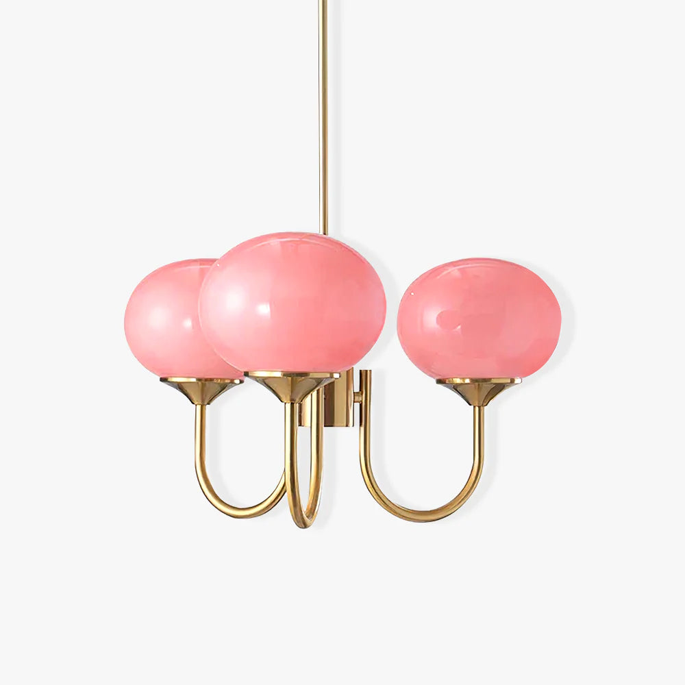 Rose Crystal Chandelier