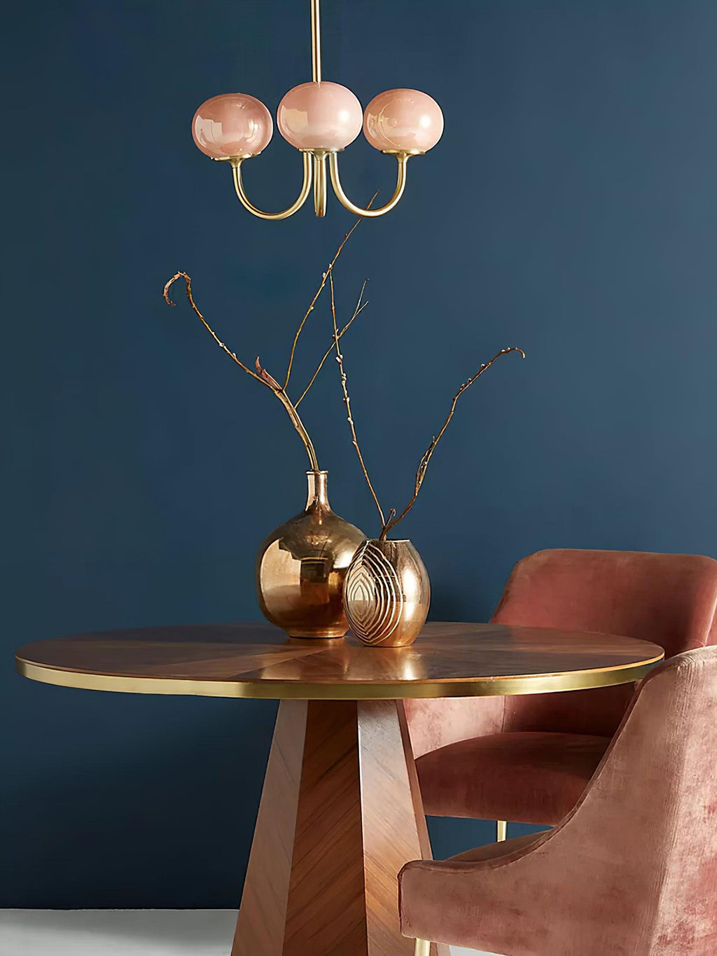 Rose Crystal Chandelier