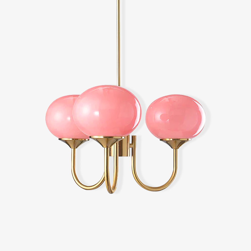 Rose Crystal Chandelier