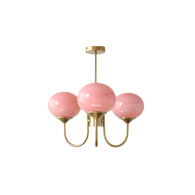 Rose Crystal Chandelier
