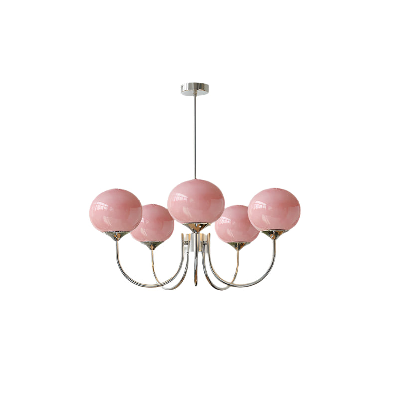 Rose Crystal Chandelier