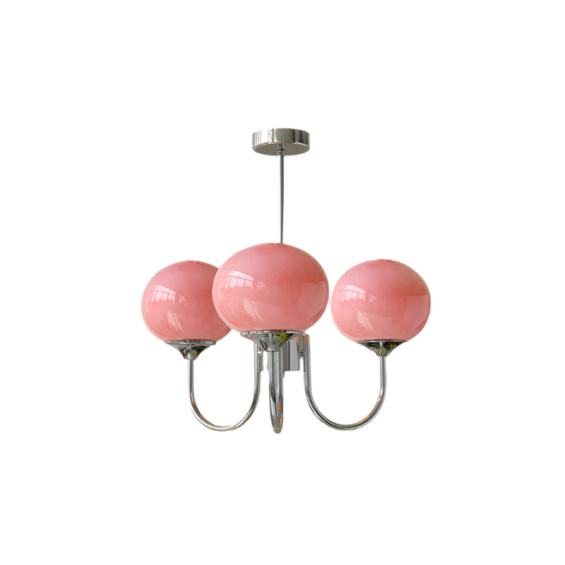 Rose Crystal Chandelier