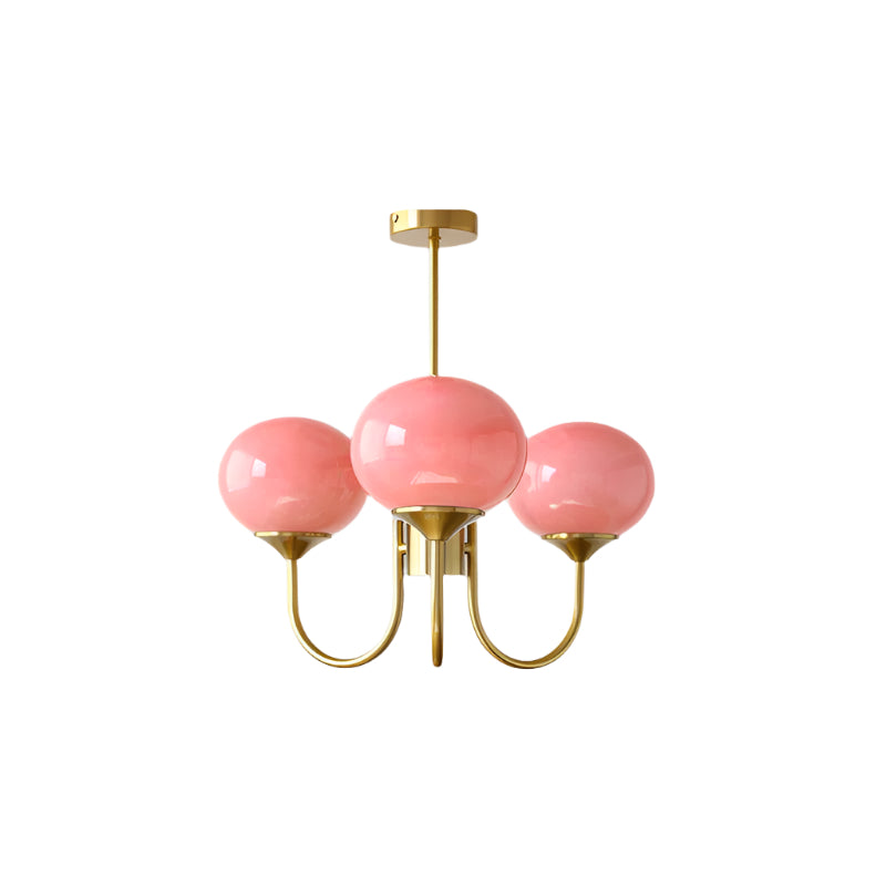 Rose Crystal Chandelier