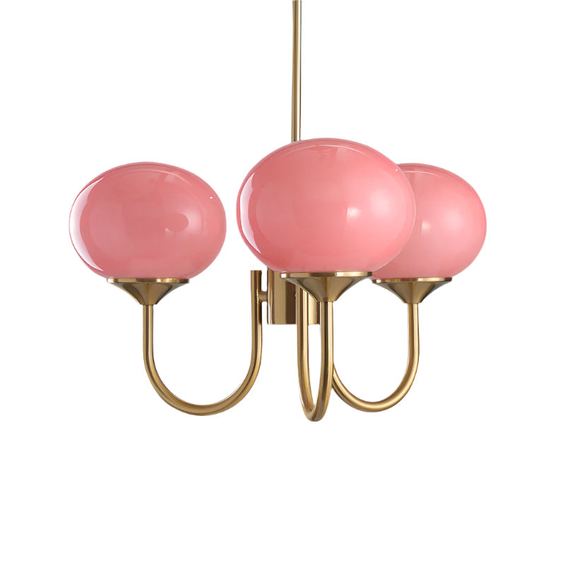 Rose Crystal Chandelier