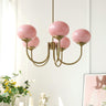 Rose Crystal Chandelier