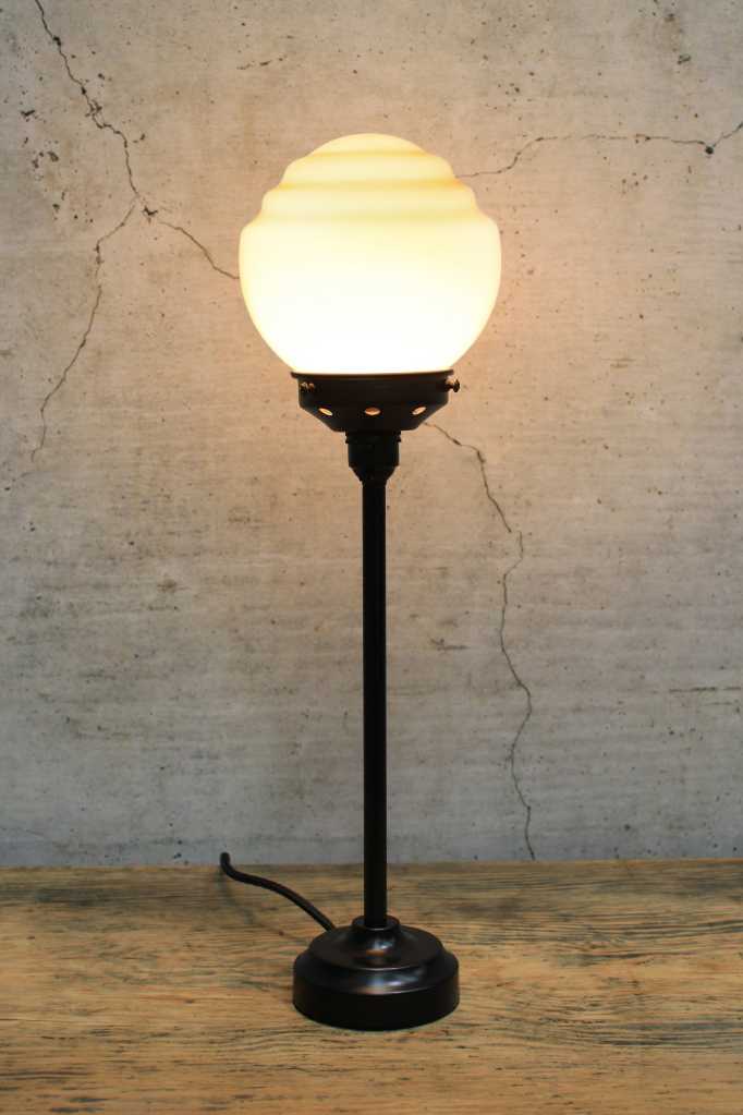 Miami Glass Schoolhouse Table Lamp
