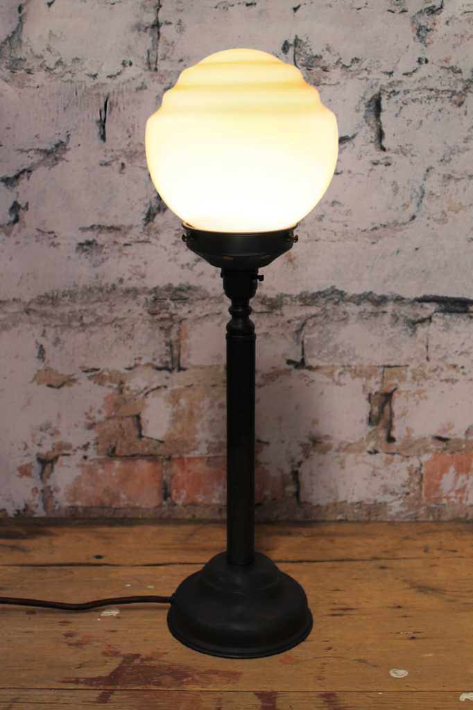 Miami Glass Schoolhouse Table Lamp
