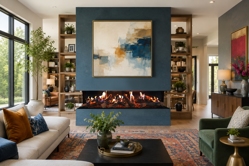 Amantii Signature MultiView Holo 75" Electric Fireplace — view 3