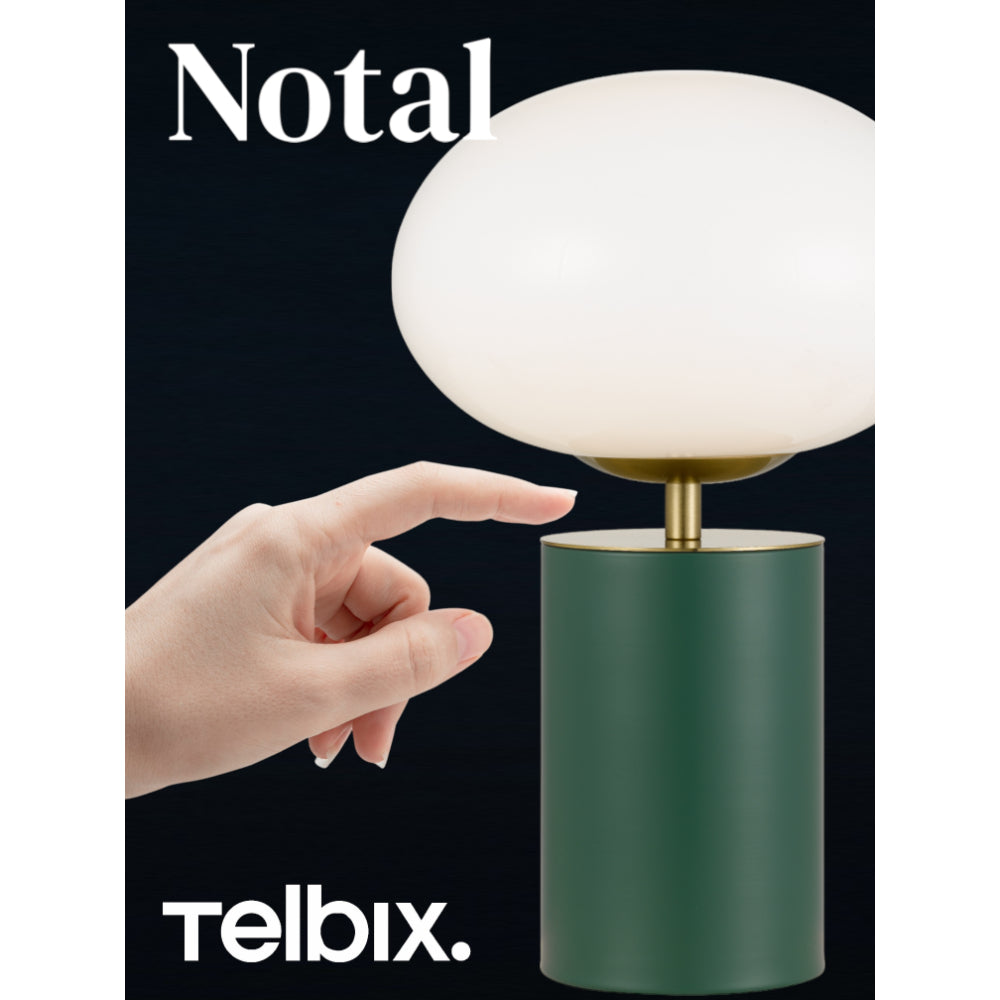 Touch Lamp Notal 5W 3000K E14 Green, Gold, and Opal