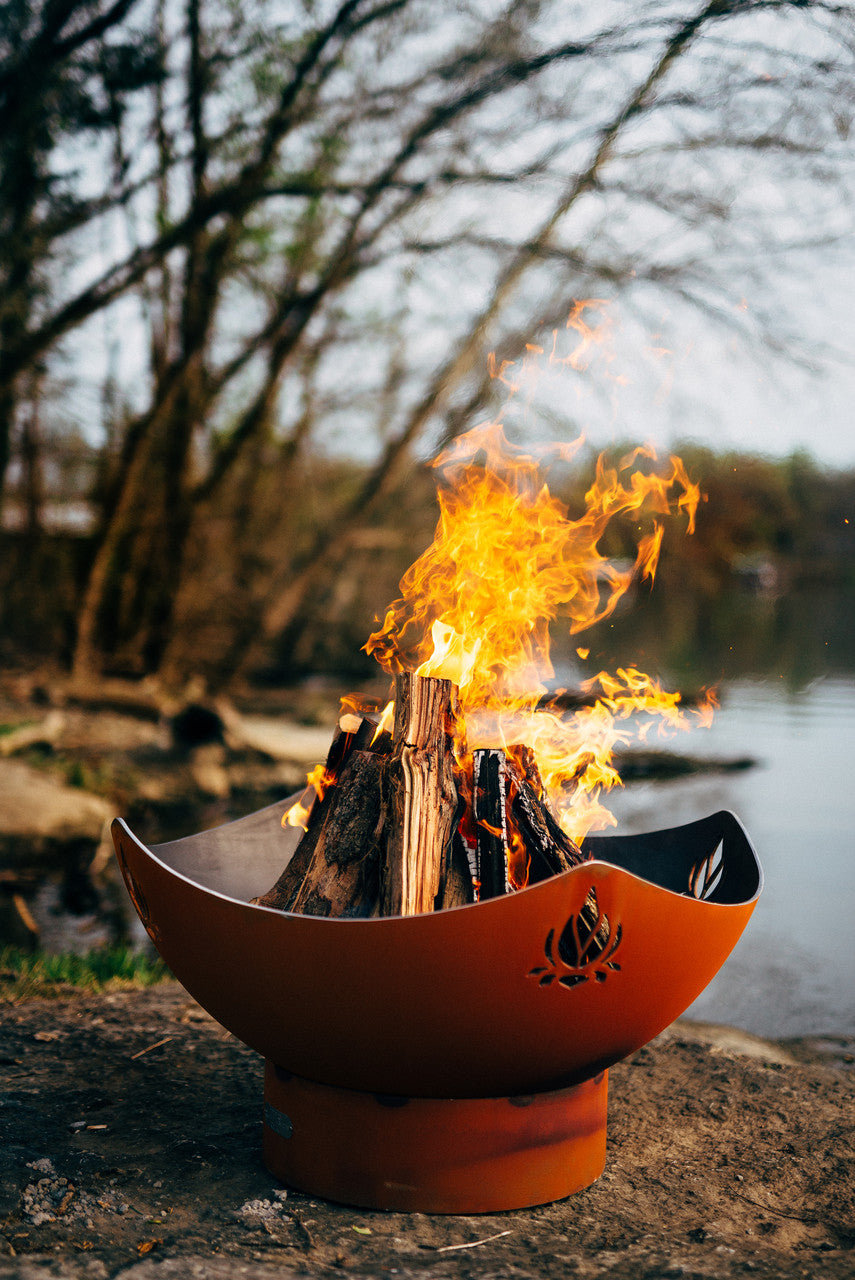 Namaste by Fire Pit Art
