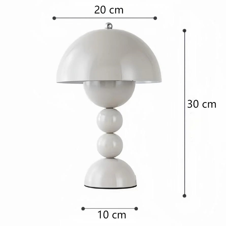 Nordic Floral Table Lamp in Colors