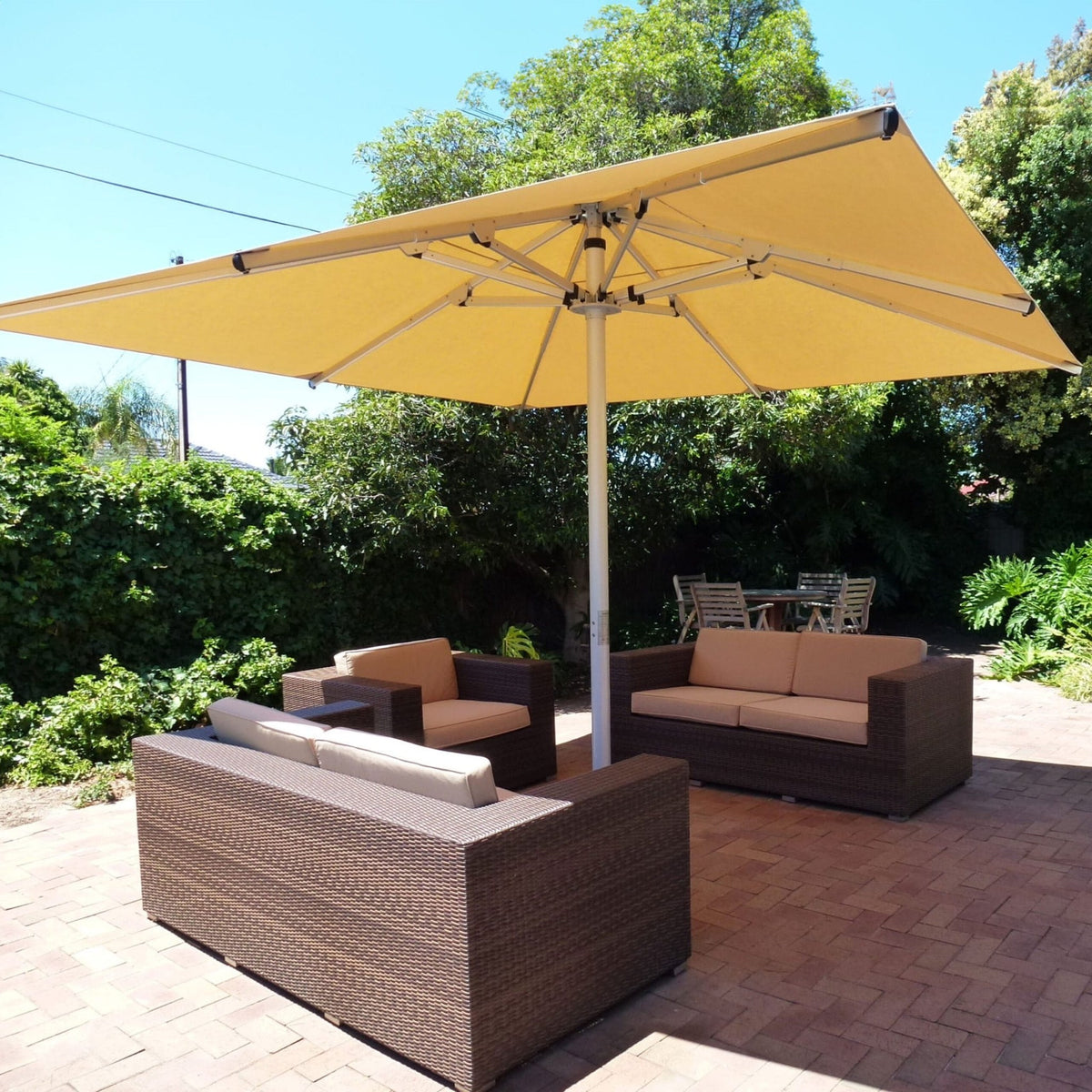 Instashade Nova 3m Square Centre Post Parasol