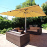 Instashade Nova 3m Square Centre Post Parasol