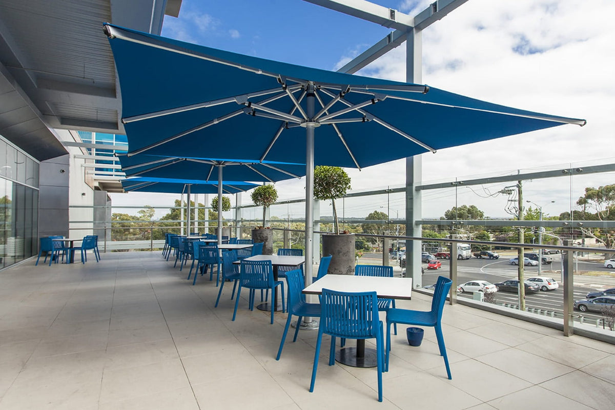 Instashade Nova 3.5m x 2.3m Rectangular Centre Post Parasol