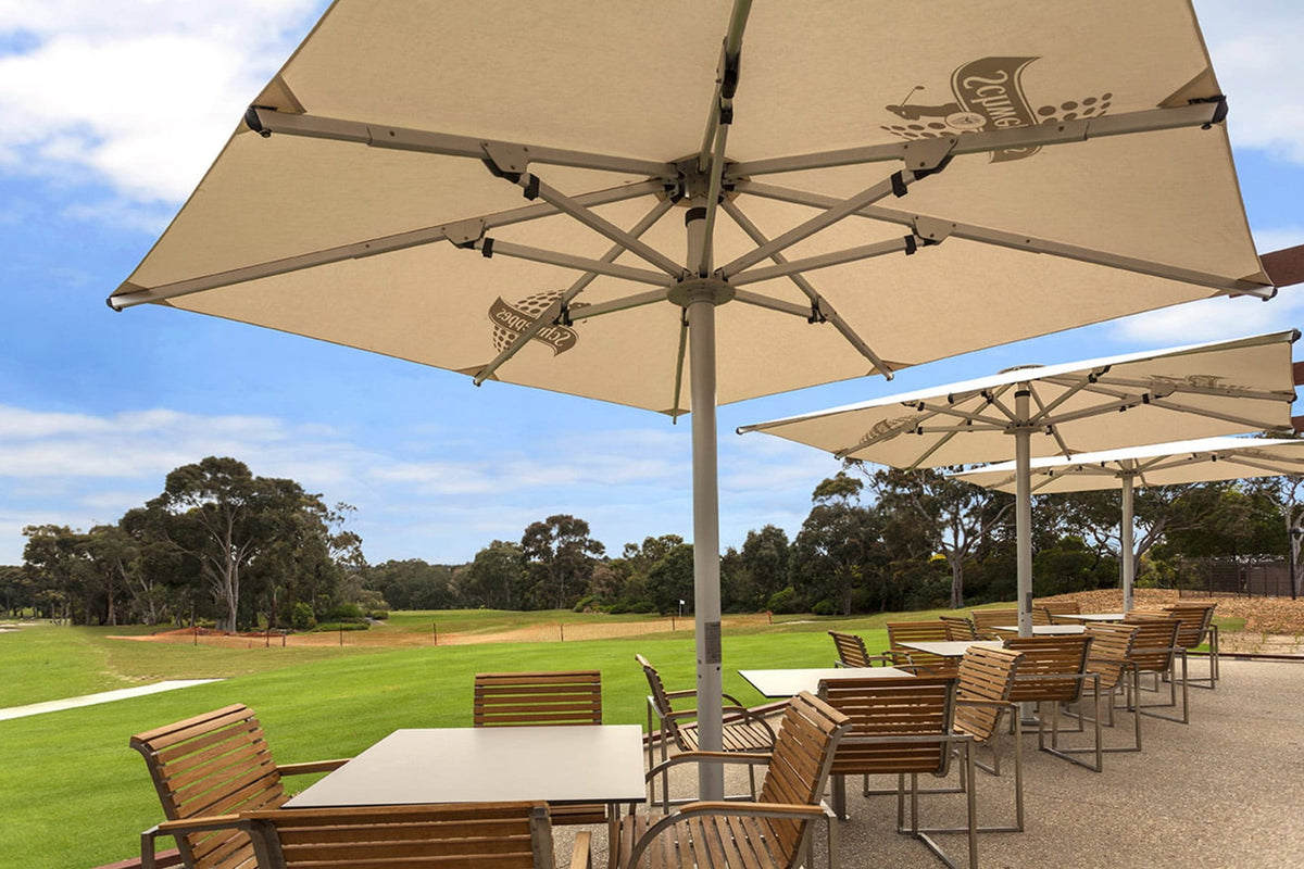 Instashade Nova 4m x 3m Rectangular Centre Post Parasol