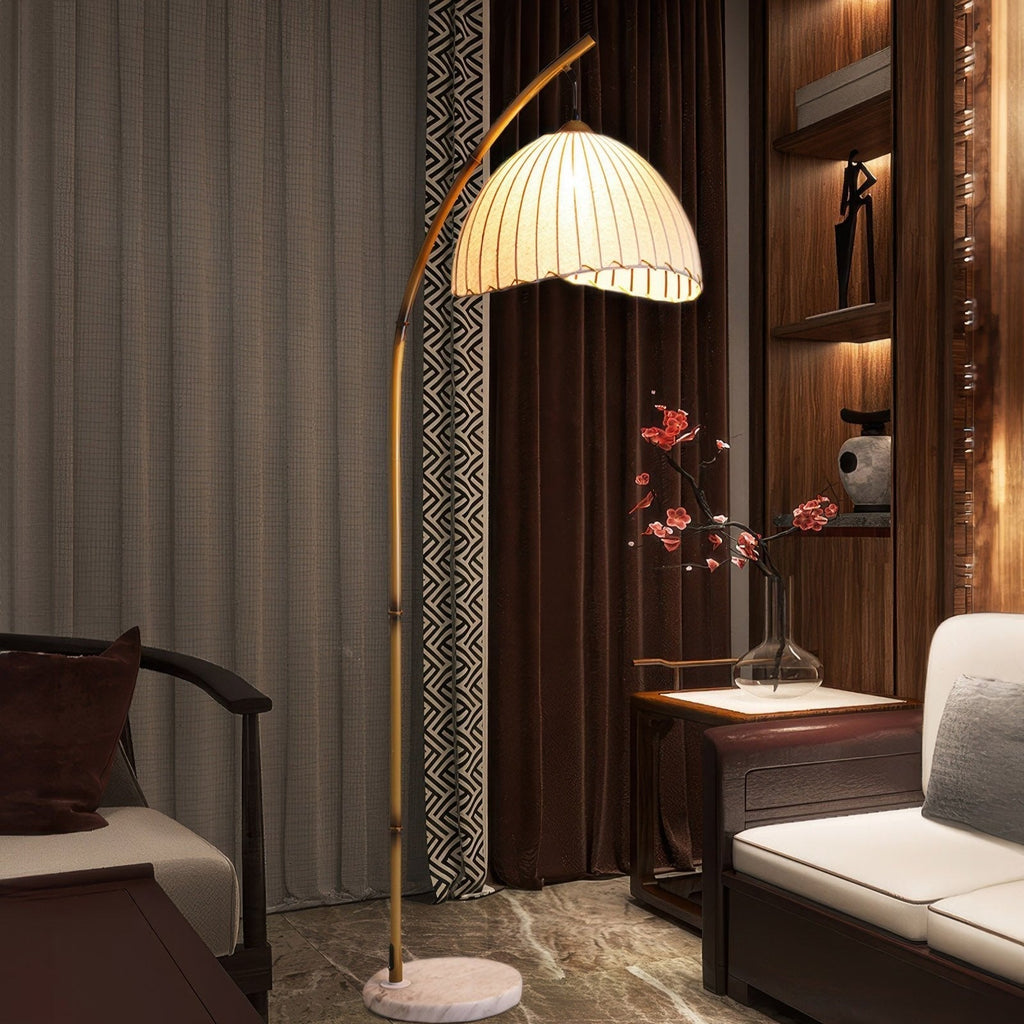 Cultural Zen Bamboo Floor Lamp
