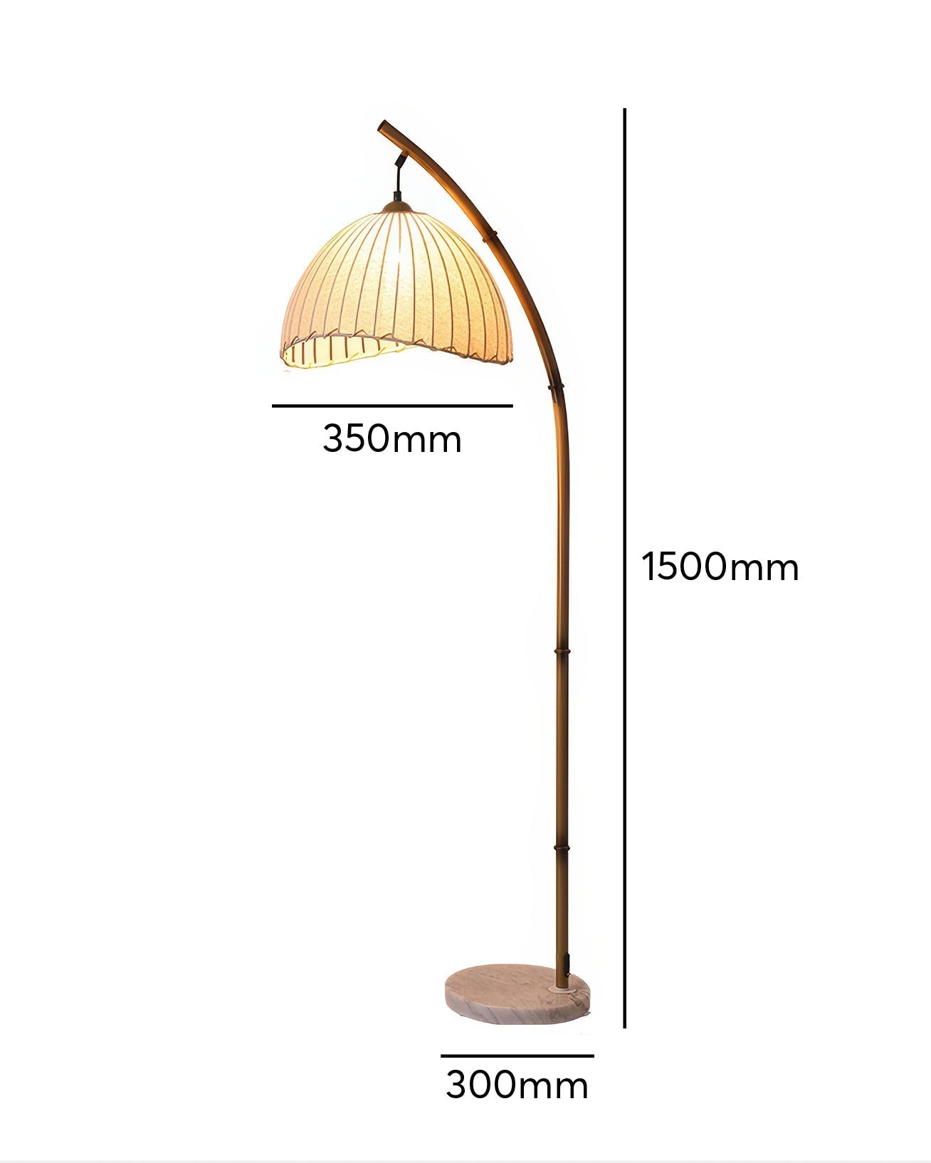 Cultural Zen Bamboo Floor Lamp
