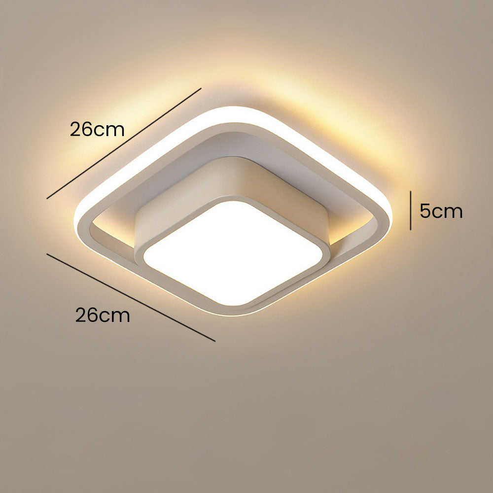 Minimalist Double LED Ceiling Lamp