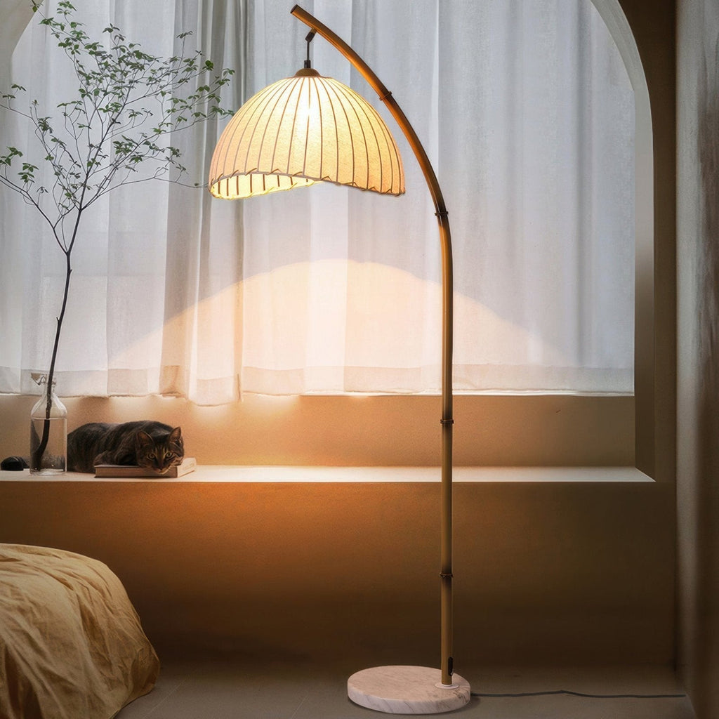 Cultural Zen Bamboo Floor Lamp