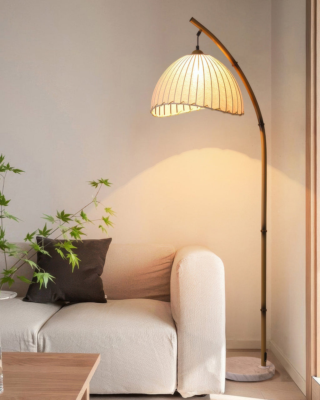 Cultural Zen Bamboo Floor Lamp
