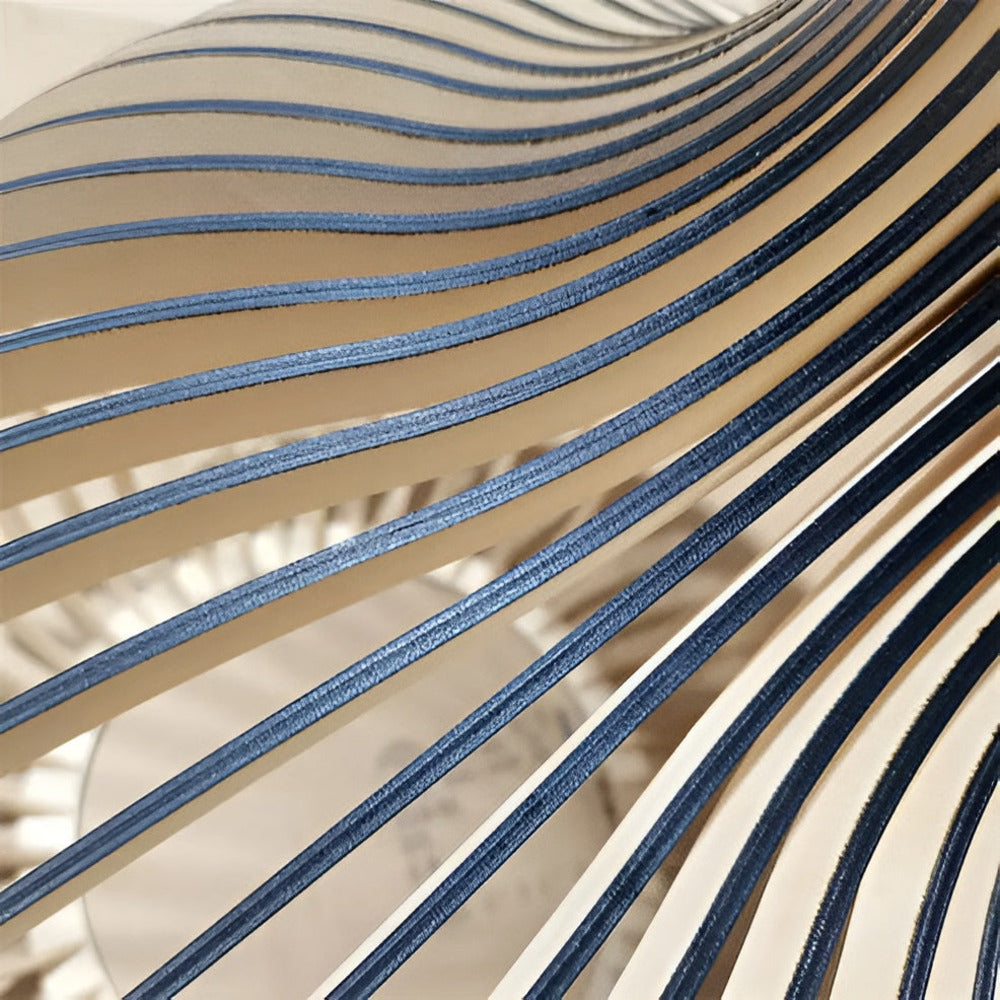 Nordisk Pendel – Vintage Træpendel med Rustikt Design til Stue