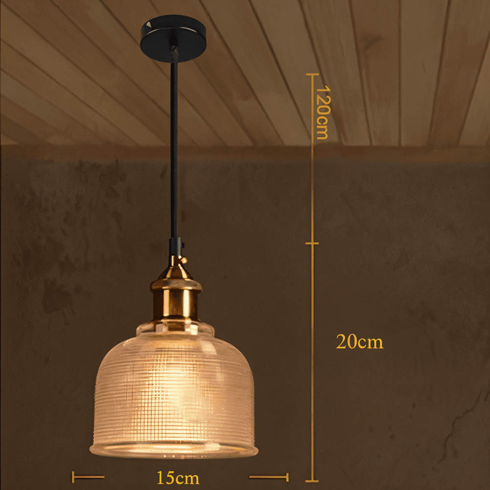 Glossy Bell Ceiling Lamp - Colorful Retro Glass Ceiling Light - Modern Pendant Lamp