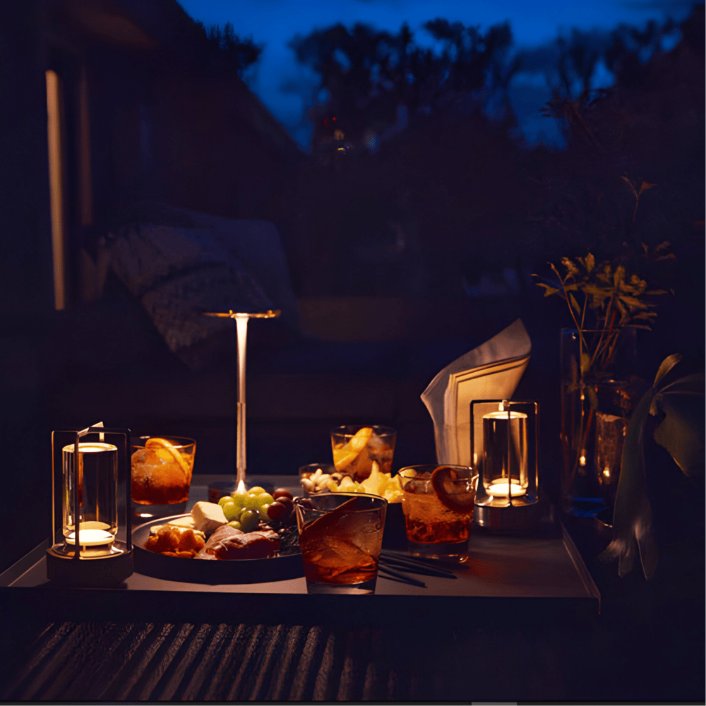 LumaLight Wireless Lamp: USB Rechargeable, Touch Table Lamp for Mood Lighting